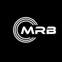 mrb brief logo sjabloon vector icoon ontwerp vrij vector