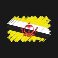 Brunei vlag vector. nationale vlag vector