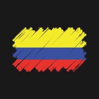 Colombia vlag vector. nationale vlag vector