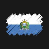 san marino vlag vector. nationale vlag vector