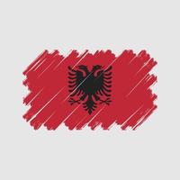 Albanië vlag vector. nationale vlag vector