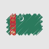 Turkmenistan vlag vector. nationale vlag vector