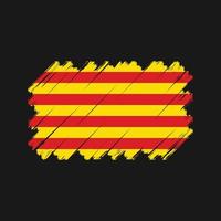 Catalonië vlag vector. nationale vlag vector