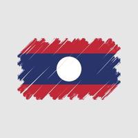 Laos vlag vector. nationale vlag vector