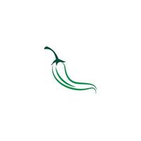 Chili icoon logo ontwerp vector