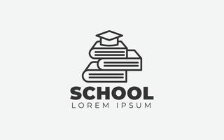 onderwijs logo vector ontwerp sjabloon