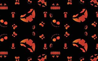 donker pompoen halloween achtergrond illustratie vector