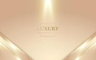abstract luxe goud achtergrond met licht stralen effect vector