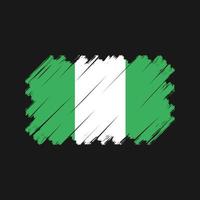 nigeria vlag vector. nationale vlag vector