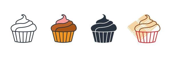 koekje icoon logo vector illustratie. koekje voedsel symbool sjabloon voor grafisch en web ontwerp verzameling