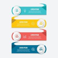 presentatie bedrijf infographic ontwerp sjabloon vector