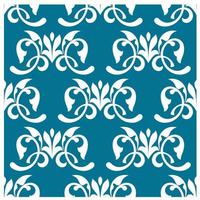 blauw decoratief naadloos patroon vector