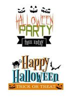 Halloween-feestbanners vector