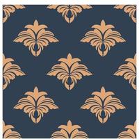 sierlijk retro bloemen naadloos patroon vector