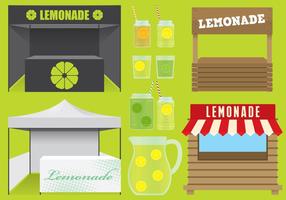 Lemonade stands vector