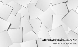 abstract achtergrond stack van blanco papier vector