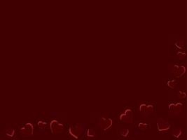 donker rood gelaagde hart patroon achtergrond vector illustratie