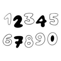 getallen vector illustratie