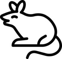 rat vectorillustratie op een background.premium kwaliteit symbolen.vector pictogrammen voor concept en grafisch ontwerp. vector