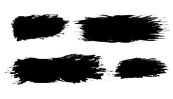 hand- getrokken van borstel beroerte voor zwart inkt verf. grunge achtergrond, aarde banier, waterverf ontwerp en vuil textuur. vector illustratie