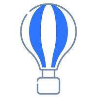 ballon leeg staat single geïsoleerd icoon met schets stijl vector