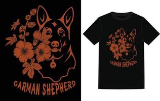 honden t-shirt ontwerp vector