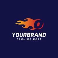 brand brief O logo ontwerp. brand logo brieven concept vector met vector illustratie