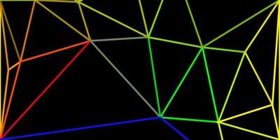 licht veelkleurige vector driehoek mozaïek achtergrond.