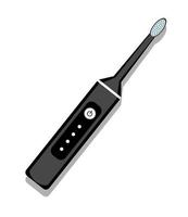 elektrisch tandenborstel icoon geïsoleerd Aan wit achtergrond. element voor schoonmaak tanden. tandheelkunde uitrusting illustratie. vector tand zorg gereedschap in vlak stijl.