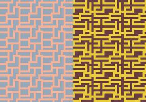 Maze Geometrisch Patroon vector