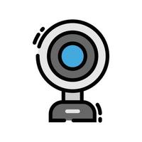 cctv veiligheid camera icoon vector