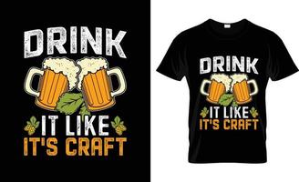 ambacht bier t-shirt ontwerp, ambacht bier t-shirt leuze en kleding ontwerp, ambacht bier typografie, ambacht bier vector, ambacht bier illustratie vector