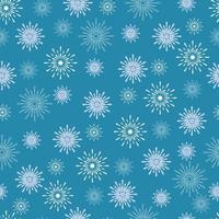 winter sneeuwvlok patroon vector