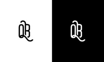 brief qb vector logo vrij sjabloon vrij vector
