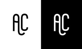 brief ac vector logo vrij sjabloon vrij vector