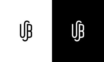 brief ub vector logo vrij sjabloon vrij vector