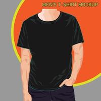 Mannen t-shirt model, illustratie pro vector