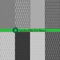 naadloze polka dot patroon collectie vector