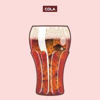 cola drinken zomer icoon vector