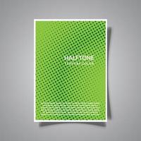 abstract halftone Hoes groen kleur achtergrond sjabloon vector ontwerp