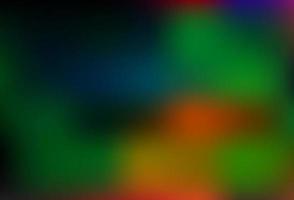 donkere veelkleurige, regenboog vector abstracte bokeh patroon.