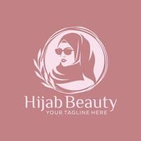 hijab mode logo vector symbool