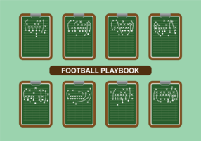 Voetbal Playbook Vector