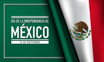 Mexico onafhankelijkheid dag achtergrond ontwerp. vector