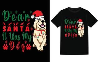 kerst t-shirt ontwerp vector