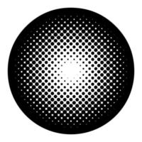 cirkel halftone element. polka dots vervagen cirkel dots helling achtergrond. stippel helling halftone ronde. modieus vector ontwerp element