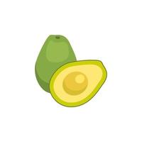 vector voorraad avocado gemakkelijk illustratie