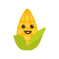 maïs vector ontwerp, schattig baby maïs icoon karakter