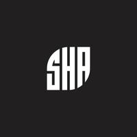 sha logo ontwerp vector illustratie