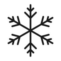 sneeuwvlok pictogram vector